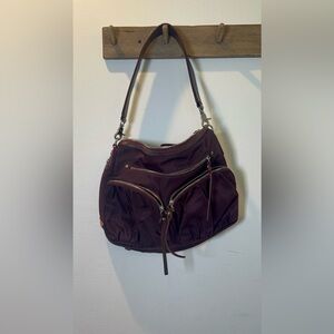 MZ Wallace Paige shoulder bag burgundy/wine color